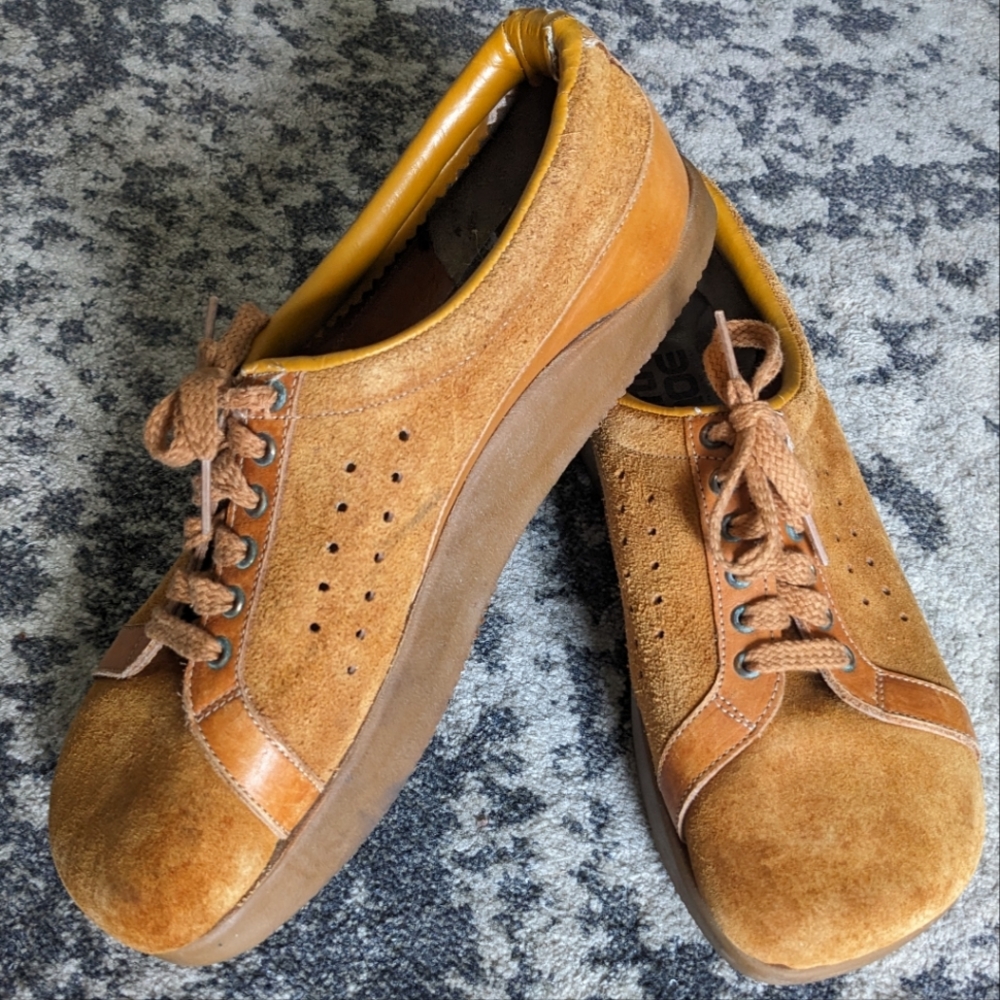 Rare Men's Suede Vintage Original Anne Kalso Earth Shoe